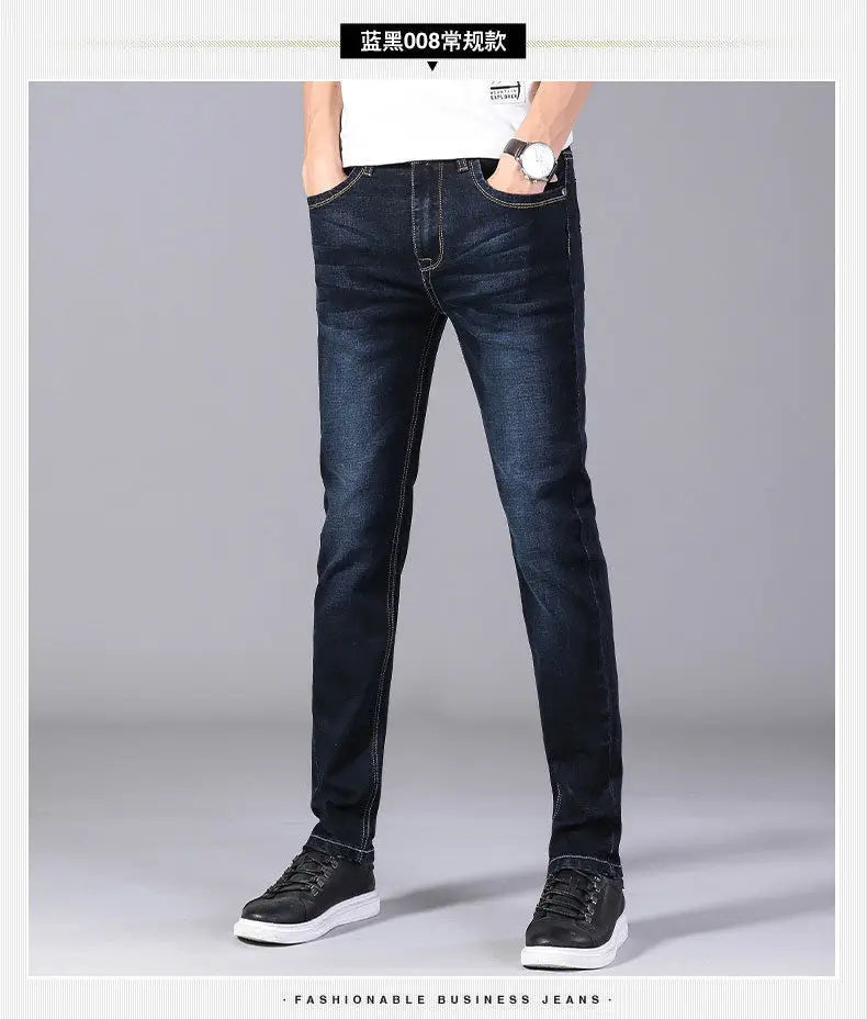 2024 New Arrival High Quality Elastic Slim Jeans Men ,men's Skiny Jeans ,grey Jeans Men,plus-Size 28-40 11 Choices High Quality