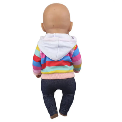 2023 New Cute frog Suits Fit For 43cm Baby Doll 17 Inch Reborn Baby Doll Clothes