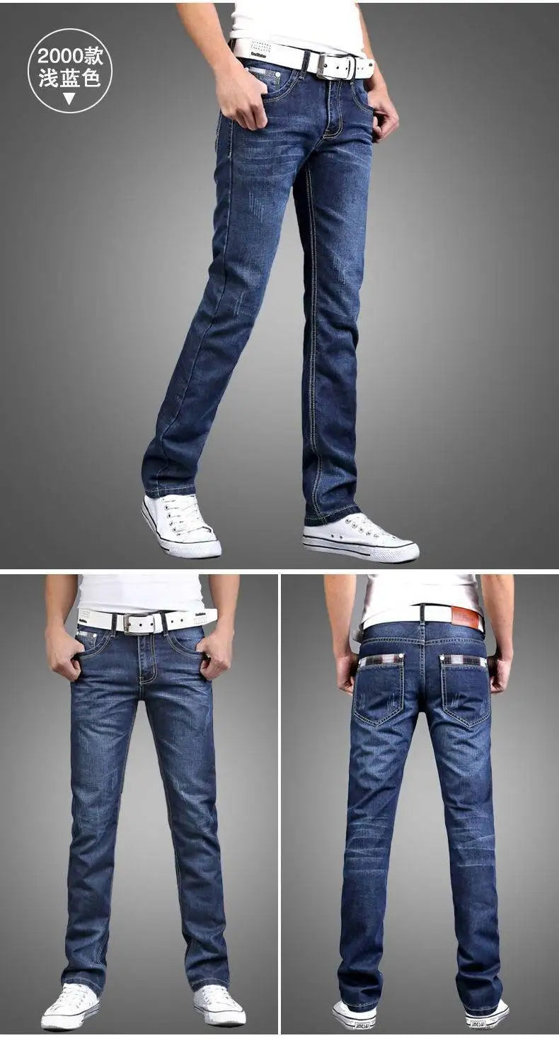 2024 New Arrival High Quality Elastic Slim Jeans Men ,men's Skiny Jeans ,grey Jeans Men,plus-Size 28-40 11 Choices High Quality