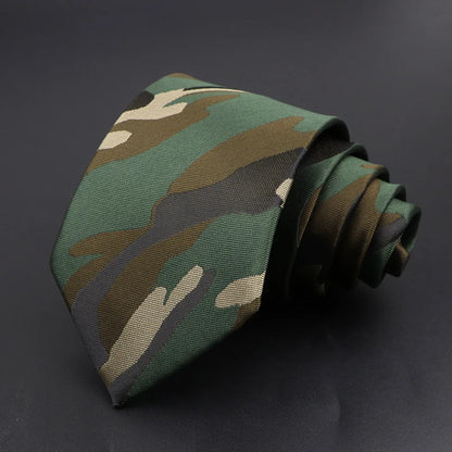 New Men's Tie Classic Solid Color Stripe Flower Floral 8cm Jacquard Necktie Accessories Daily Wear Cravat Wedding Party Gift