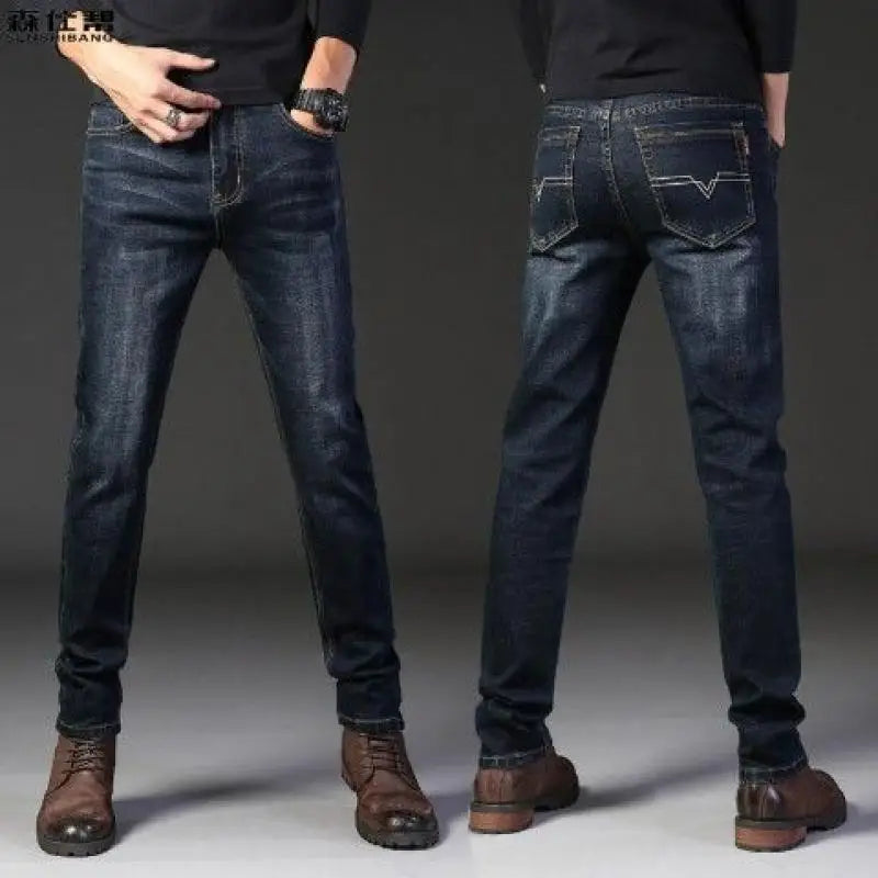 2024 New Arrival High Quality Elastic Slim Jeans Men ,men's Skiny Jeans ,grey Jeans Men,plus-Size 28-40 11 Choices High Quality