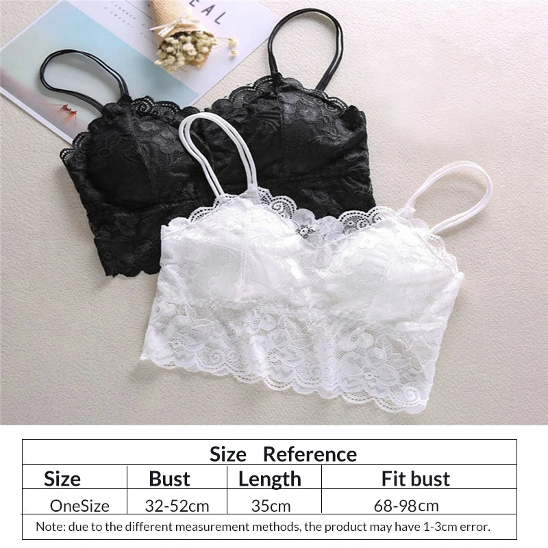 Fashion Women Bralette Bra Female Tops Hot Sale Female Lace Strap Wrapped Chest Shirt Top New Underwear Bras