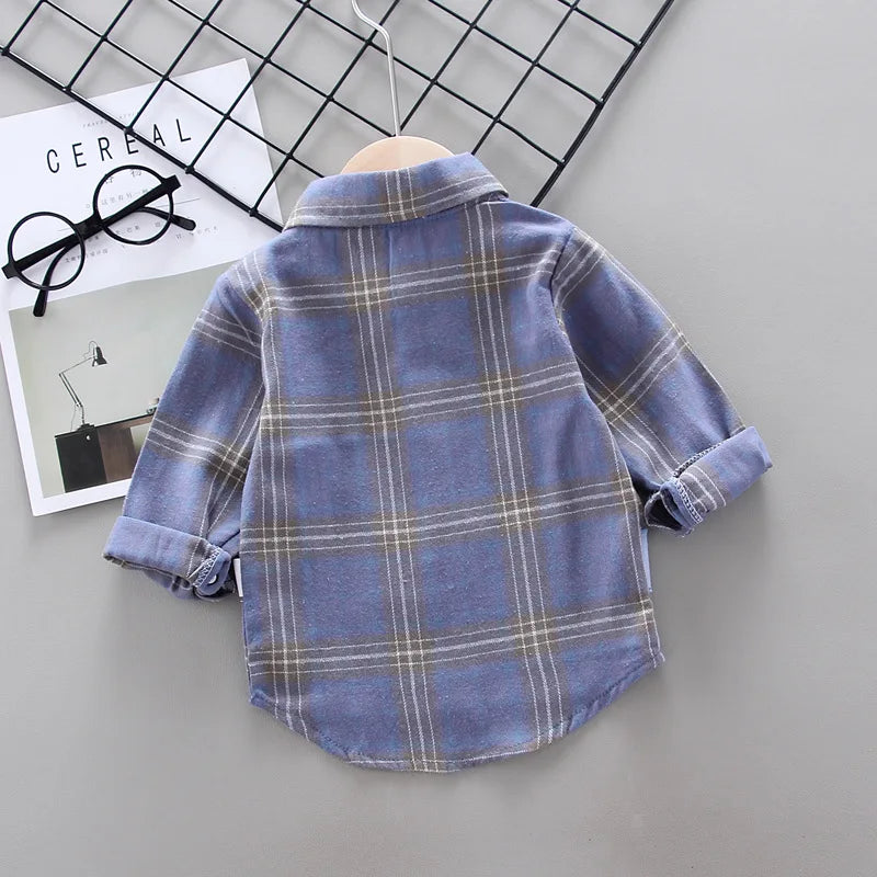 DIIMUU Spring Autumn Kids Baby Boys Cotton Clothes Shirt Toddler Girls Tee Clothing Children Wears Infant Blouse 1 2 3 4 5 Years