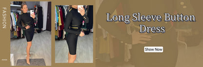Women's Button Long Sleeve Hollow Out Bandage Dress Mini Black White Bodycon 2022 Spring Elegant Sexy Club Evening Party Dresses