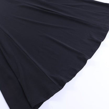 Y2K Goth Floral Lace Mesh Flared Sleeve Bodycon Party Dresses Sexy Vintage Elegant Black Velvet V-Neck Long Dress Partywear