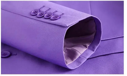 New Men Pure Colour Business Social Office Suit Slim Fit Jacket Fashion Simple Groom Wedding Tuxedo Dress Blazers Coats