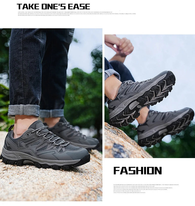 Women Hiking Shoes Non-slip Trekking Sneakers Men Breathable Mountain Climbing Shoes Backpacking Camping Travel Shoes Trail Shoe