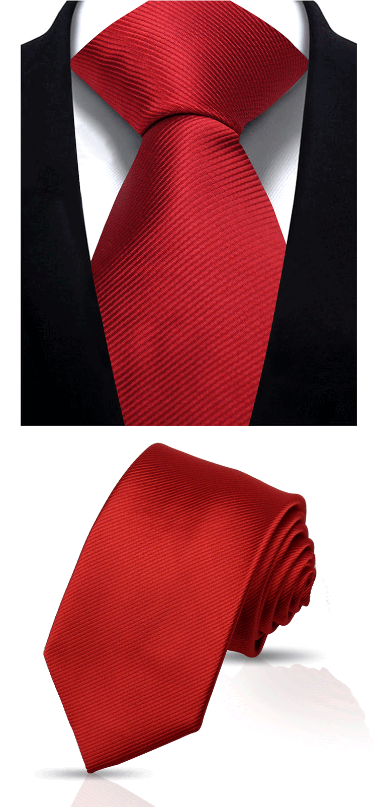 Solid Tie 7.5cm Necktie For Men Fashion Wedding Ties Slim Blue Gray Classic Neckties Men Business Jacquard Woven Classic Gravats