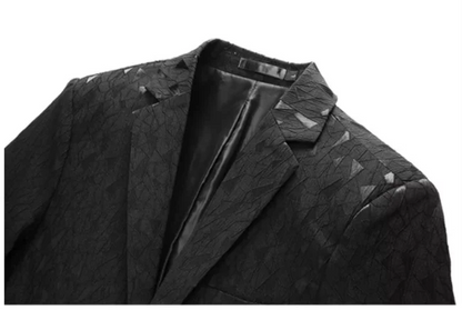 2024 New Men Business Social Suit Jacket Summer Male Single breasted Thin Dress Male Jacquard Blazers Coats