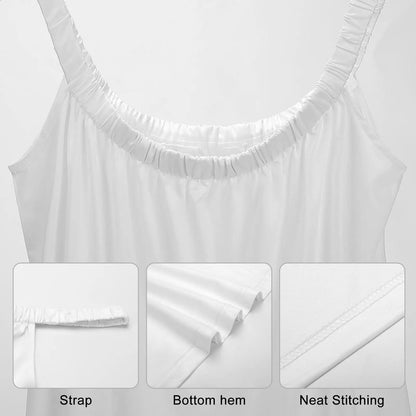 Women's Bohemian Slip Dress Ethnic Style Holiday Wear Woman Trend Streetwear Summer Lady Casual Dresse Sleevesless Beach Skirt