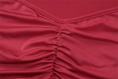 2024 European and American New High end Y2K Sexy Open Back Lace up Slim Fit Spicy Girl Short Skirt Summer Party Club Mini Dress