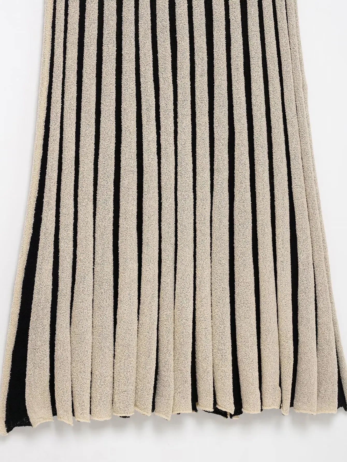 Spring Summer Women Casual Dress Striped Print Dress Round Neck Sleeveless Elastic Office Ladies Dresses Female Long Robe