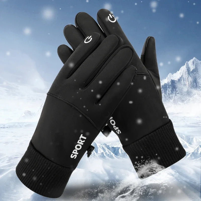 Winter Waterproof Men's Gloves Touchscreen Windproof Sports Fishing Driving Motorcycle Ski Non-slip Warm Cycling Women Gloves