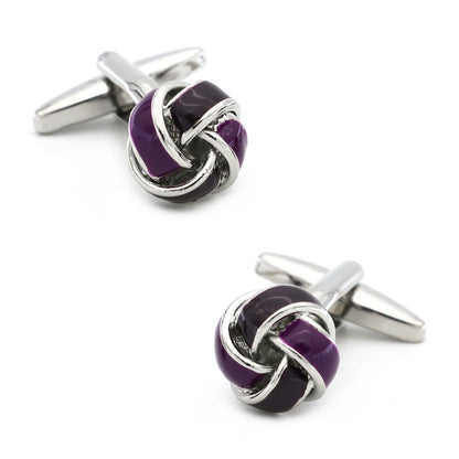 iGame Fashion Knot Cuff Links Quality Brass Material Woven Ball Design Cufflinks For Wedding  Men