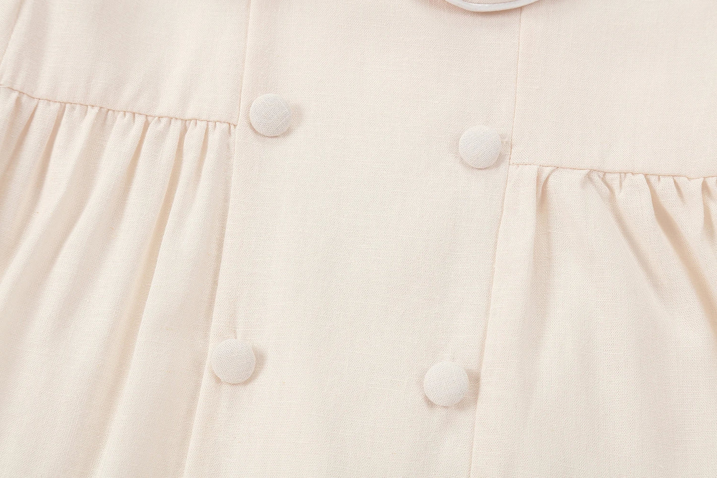 AS Linen Embroidery Collection 25SS Familly Match Clothing Set Girls Linen Dress Boy Shirt and Shorts