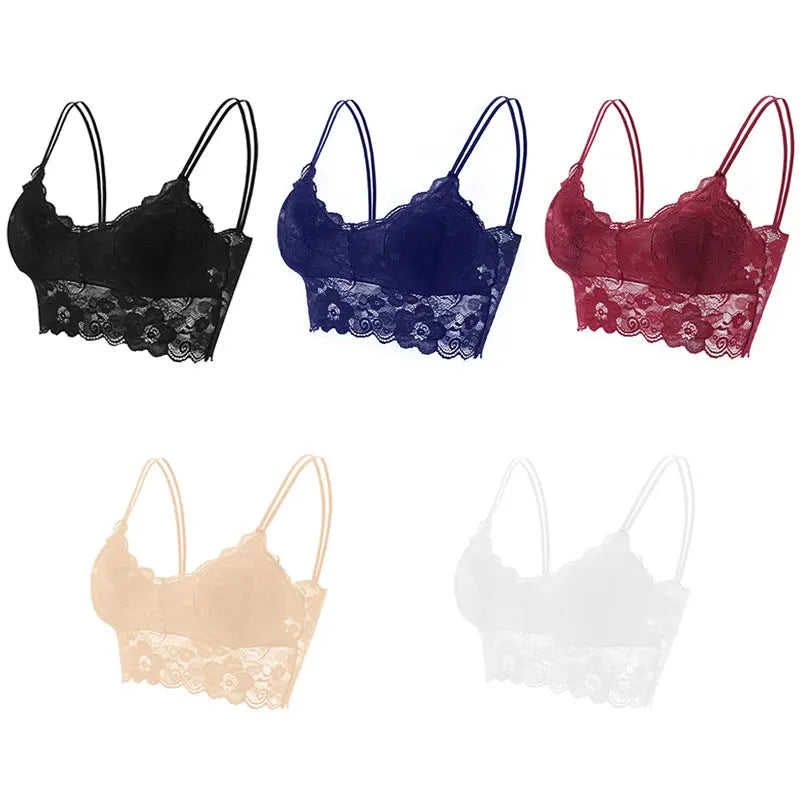 Fashion Women Bralette Bra Female Tops Hot Sale Female Lace Strap Wrapped Chest Shirt Top New Underwear Bras