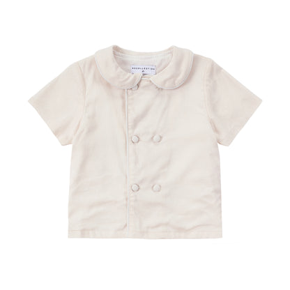 AS Linen Embroidery Collection 25SS Familly Match Clothing Set Girls Linen Dress Boy Shirt and Shorts