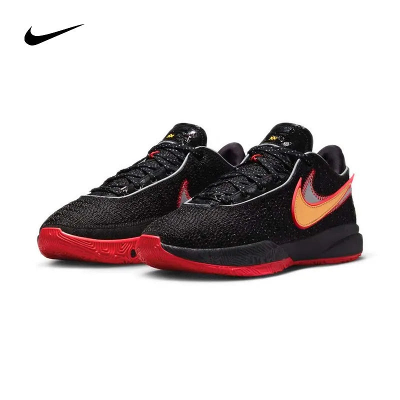 Nike Lebron 20 shock-absorbing durable wrapped supportive low cut Air Zoom practical basketball shoes for men and women