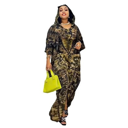 2025 African Dresses for Women Traditional Africa Clothing Dashiki Ankara Outfits Gown Abayas Robe Muslim Kaftan Maxi Long Dress
