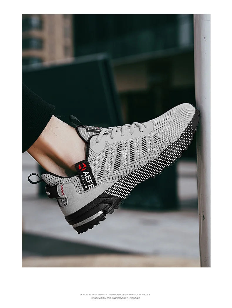 High Quality Men's Running Shoes Summer Sports Marathon Shoes Men Gym Sneakers Orange Trendy Sneakers Men zapatillas de hombre