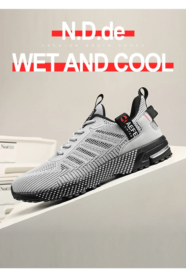 High Quality Men's Running Shoes Summer Sports Marathon Shoes Men Gym Sneakers Orange Trendy Sneakers Men zapatillas de hombre
