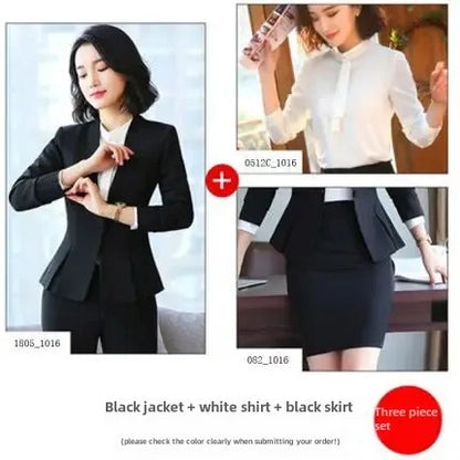 Elegant Red Western-style Suit Jacket For Women Fashionable Professional Attire For Hosting Events Job Interviews