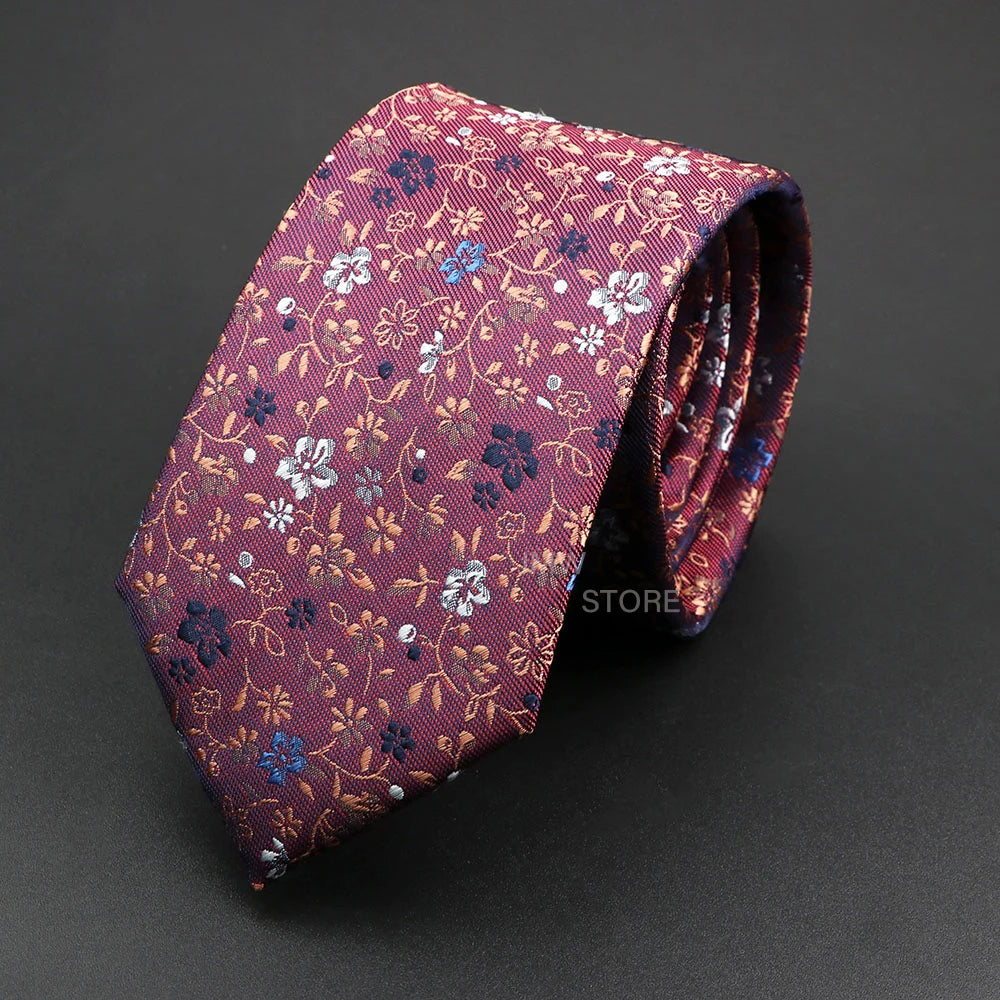 New Design Wedding Men Tie Grey Brown Green Paisley Flower Neckties Men Business Dropshipping Groom Collar Accessories Gift