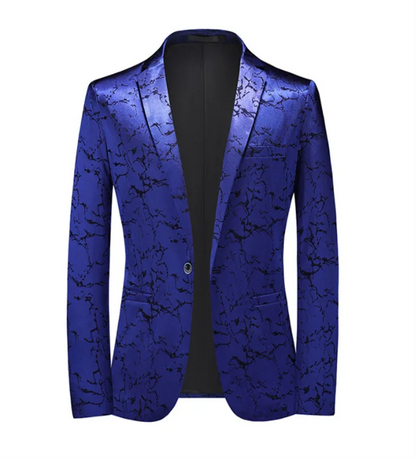 2024 New Men Business Social Suit Jacket Summer Male Single breasted Thin Dress Male Jacquard Blazers Coats