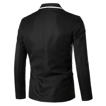 2023 Slims Men's Western-style Blazer Speed Selling Fashionable Solid Color Business Suit Casual Scene