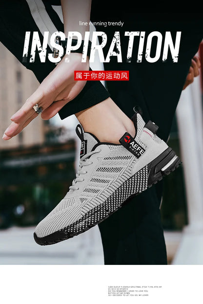 High Quality Men's Running Shoes Summer Sports Marathon Shoes Men Gym Sneakers Orange Trendy Sneakers Men zapatillas de hombre