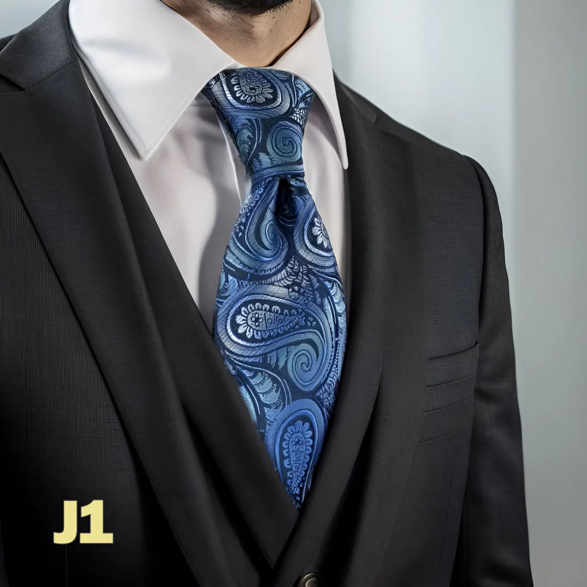 Blue Mens Necktie Silk Brown Ties for Men Wedding Guest Gift Classic Gray Party Christmas Dropshipping