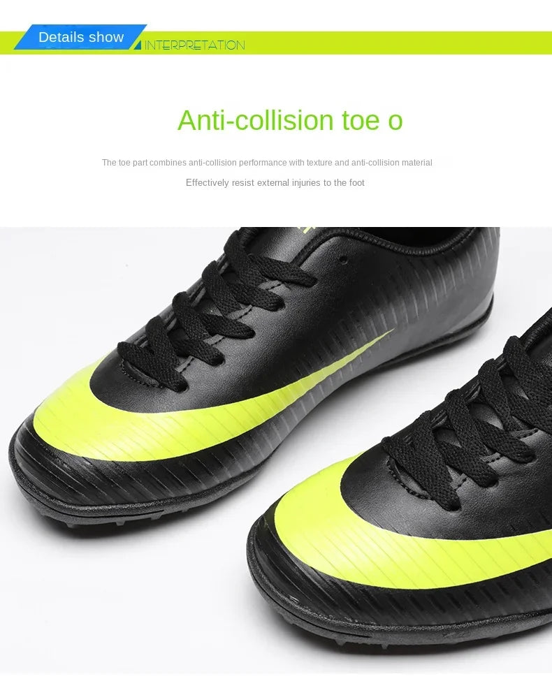 Men's TF Soccer Shoes Football for Women Outdoor Lawn Professional Training Football Shoes Comfortable Non-slip