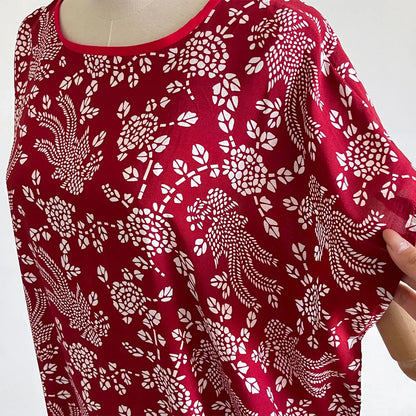 New Spring and Summer Dresses For Women Elegant Printed Silk Muslim Lady Kaftan Beach Sun Protection Seaside Holiday Dress