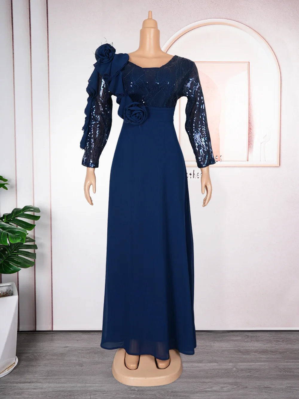 Elegant African Dresses for Women 2025 New Africa Clothing Plus Size Turkey Wedding Party Long Dress Dashiki Ankara Outfits Robe