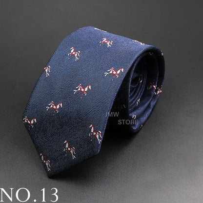 New Design Wedding Men Tie Green Wine Red Paisley Flower Animal Neckties Men Business Dropshipping Groom Collar Accessories Gift