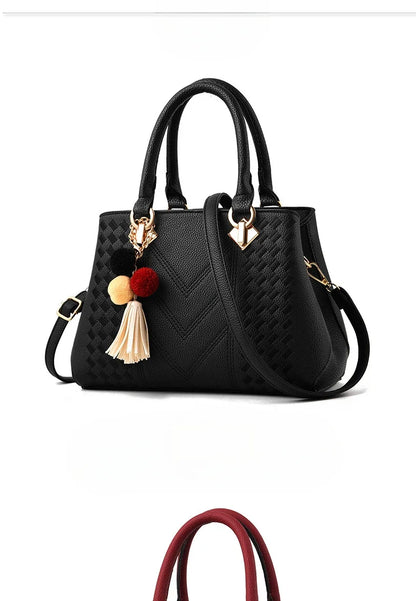 New Woman Shoulder Bag Large Capacity Handbag for Women Crossbody Bag PU Portable Bucket Bag Ladies Messenger Bags Tote Bags