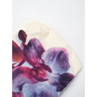 Spring/Summer Fashion Floral Print Bustier Dress Elegant Sleeveless Backless Loose A-Line Skirt Women's Casual Comfortable Dress
