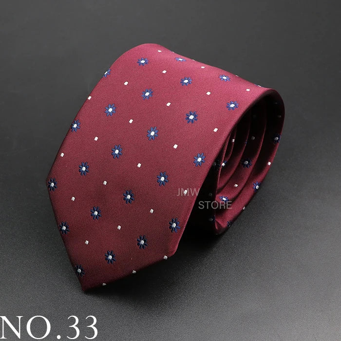 New Design Wedding Men Tie Green Wine Red Paisley Flower Animal Neckties Men Business Dropshipping Groom Collar Accessories Gift