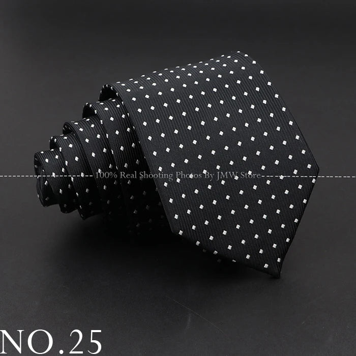 New Design Wedding Men Tie Black Solid Striped Paisley Flower Neckties Men Business Dropshipping Groom Collar Accessories Gift