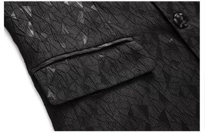2024 New Men Business Social Suit Jacket Summer Male Single breasted Thin Dress Male Jacquard Blazers Coats