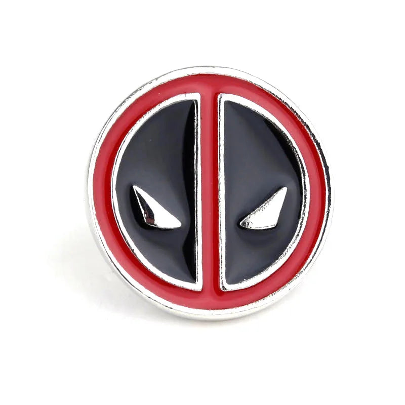 Marvel Deadpool Shirt Brooch Enamel Pins Metal Broches for Men Boy Badge Pines Metalicos Brosche Accessories