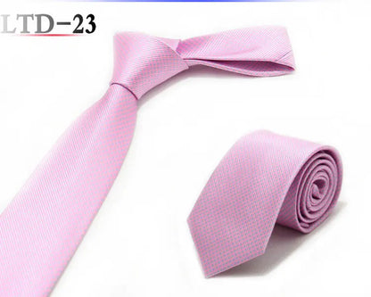 Luxury 7CM Mens Ties Striped Dot Necktie Formal Classic Business Neck Ties Jacquard Woven Necktie For Men Groom Wedding Party