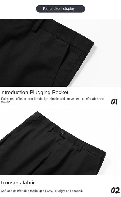 Suit For Men Elegant Wedding 3 Pieces 2 Sets Blazers Full Jackets Vest Pants Formal Fashion Luxury Coats 2025 Classic Costume