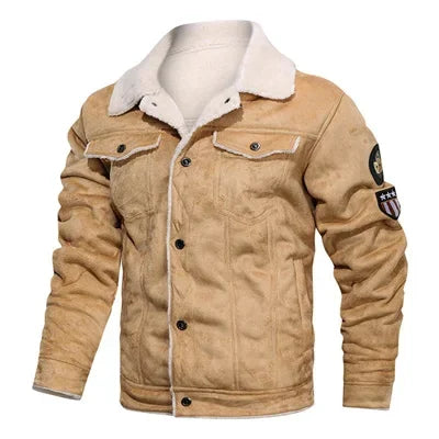 Winter Men Bomber Jacket Motorcycle Casual Mens Thick Fleece Army Tactical Coats Fashion Male Windbreaker Jackets Clothing 4XL