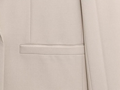 ETJ 2025  Women's Spring New suit Set with shoulder padded double-breasted blazer & high-waisted pleated wide-legged pants