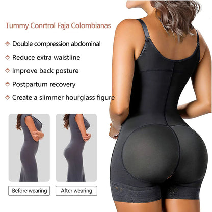 New Fajas Colombiana Girdle Women Shapewear Bodysuits Reducing Waist Trainer Body Shaper Tummy Control Butt Lifter Thigh Slimmer