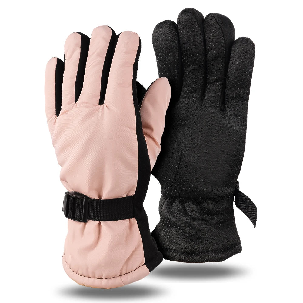 Outdoor Ski Gloves Waterproof Gloves with Touchscreen Function Thermal Snowboard Gloves Warm Motorcycle Snow Gloves Men Women