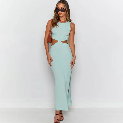 New Sexy Beach Dress Vacation Long Dress For Women Backless Summer Elegant Dress summer Party dresses Woman clothing vestidos
