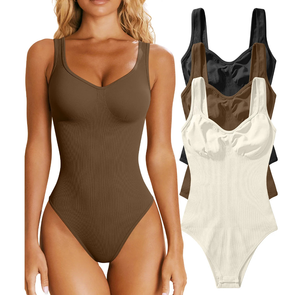 Style Sexy Casual Ladies Jumpsuit Bandage Backless Seamless Hot Spring Vacation Women's Bodysuit