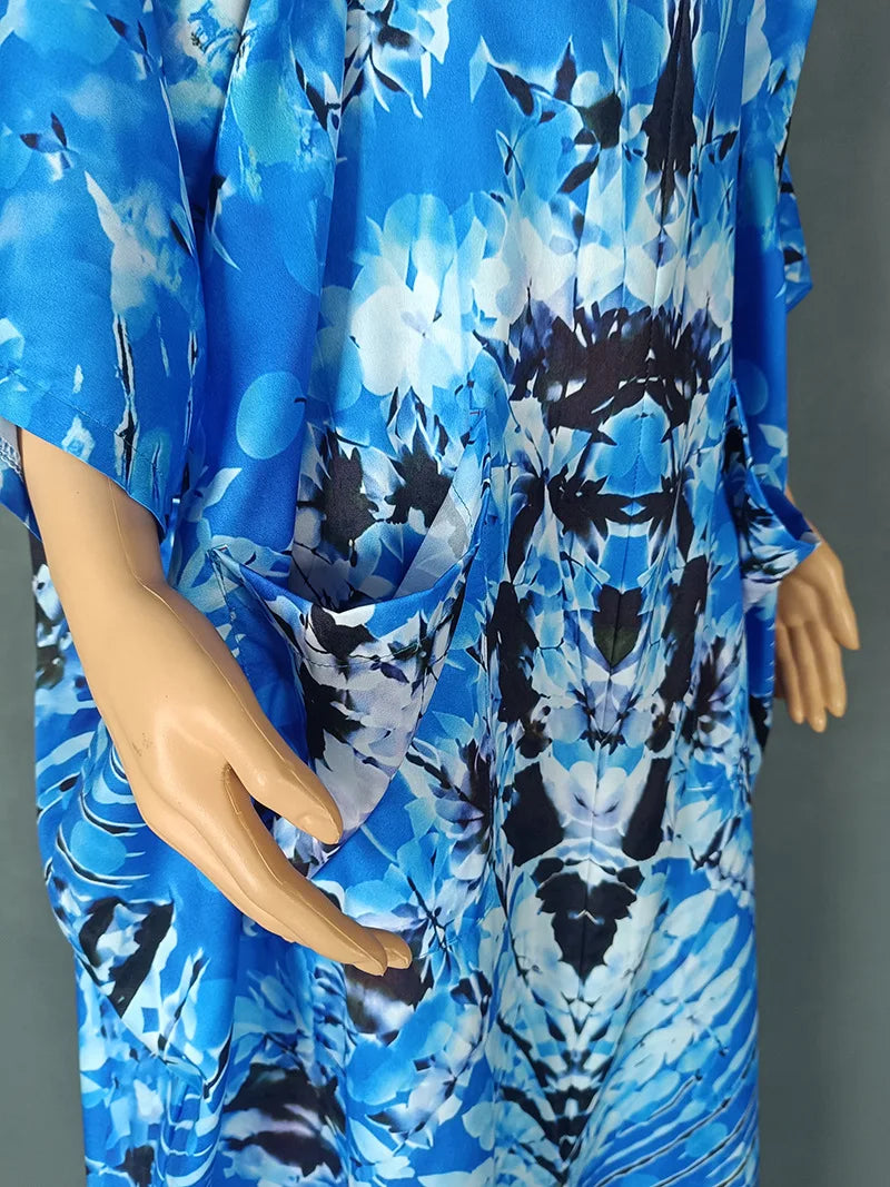2025 African Dresses for Women Traditional Africa Clothing Dashiki Ankara Outfits Gown Abayas Robe Muslim Kaftan Maxi Long Dress